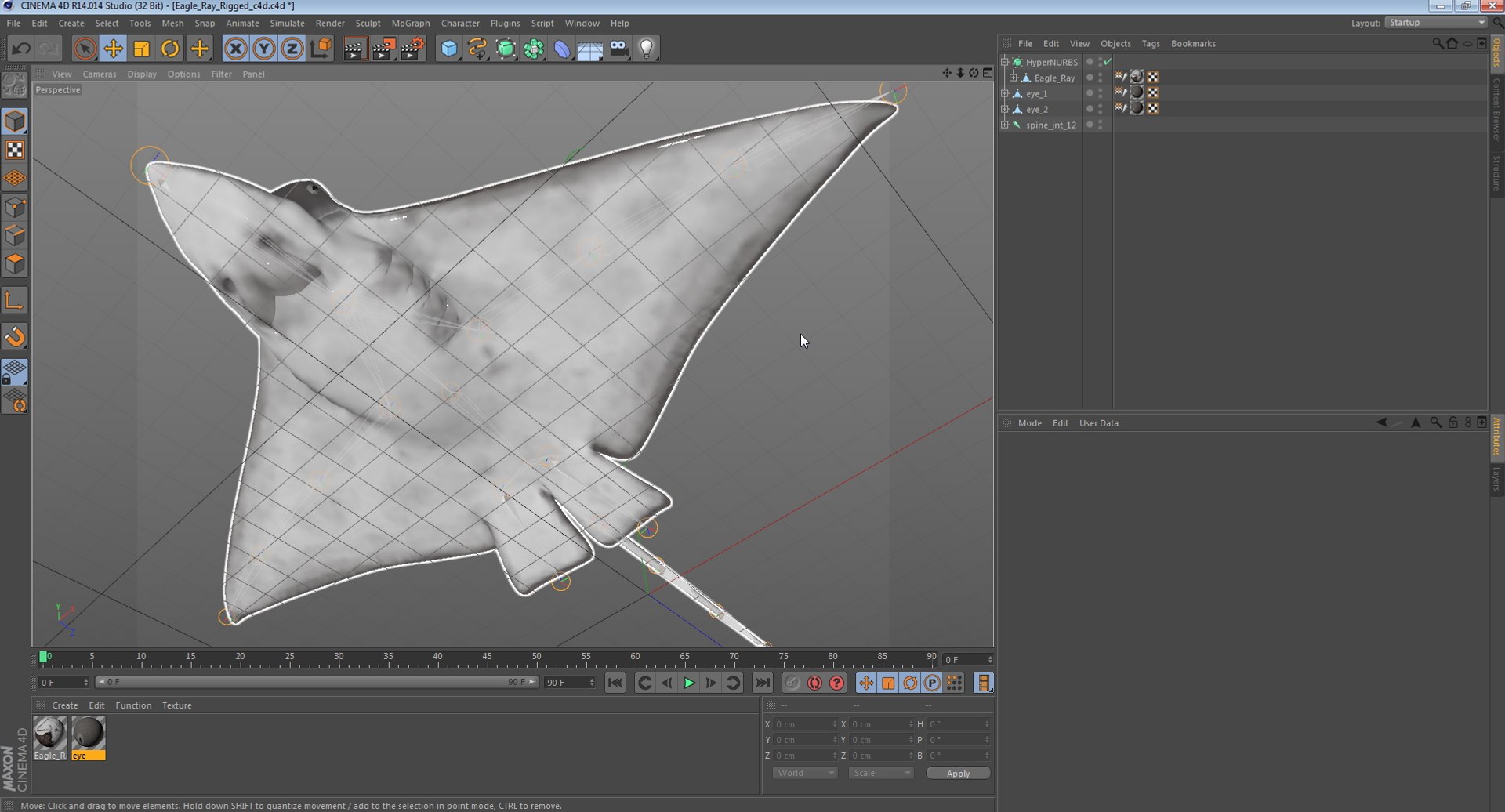3D rigged fishes 5 model https://p.turbosquid.com/ts-thumb/rf/VS1jGk/Aytg72mj/eaglerayriggedcinemac4d3dmodel15/jpg/1596443418/1920x1080/fit_q87/7d6285c4c999526caacd5d0416ee4b727aa3420e/eaglerayriggedcinemac4d3dmodel15.jpg