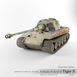 German tank PzKpfw VI Ausf B Tiger II '100'