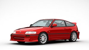 Honda Crx Mugen 1990 3D model
