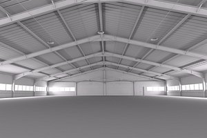 warehouse interior 3d model