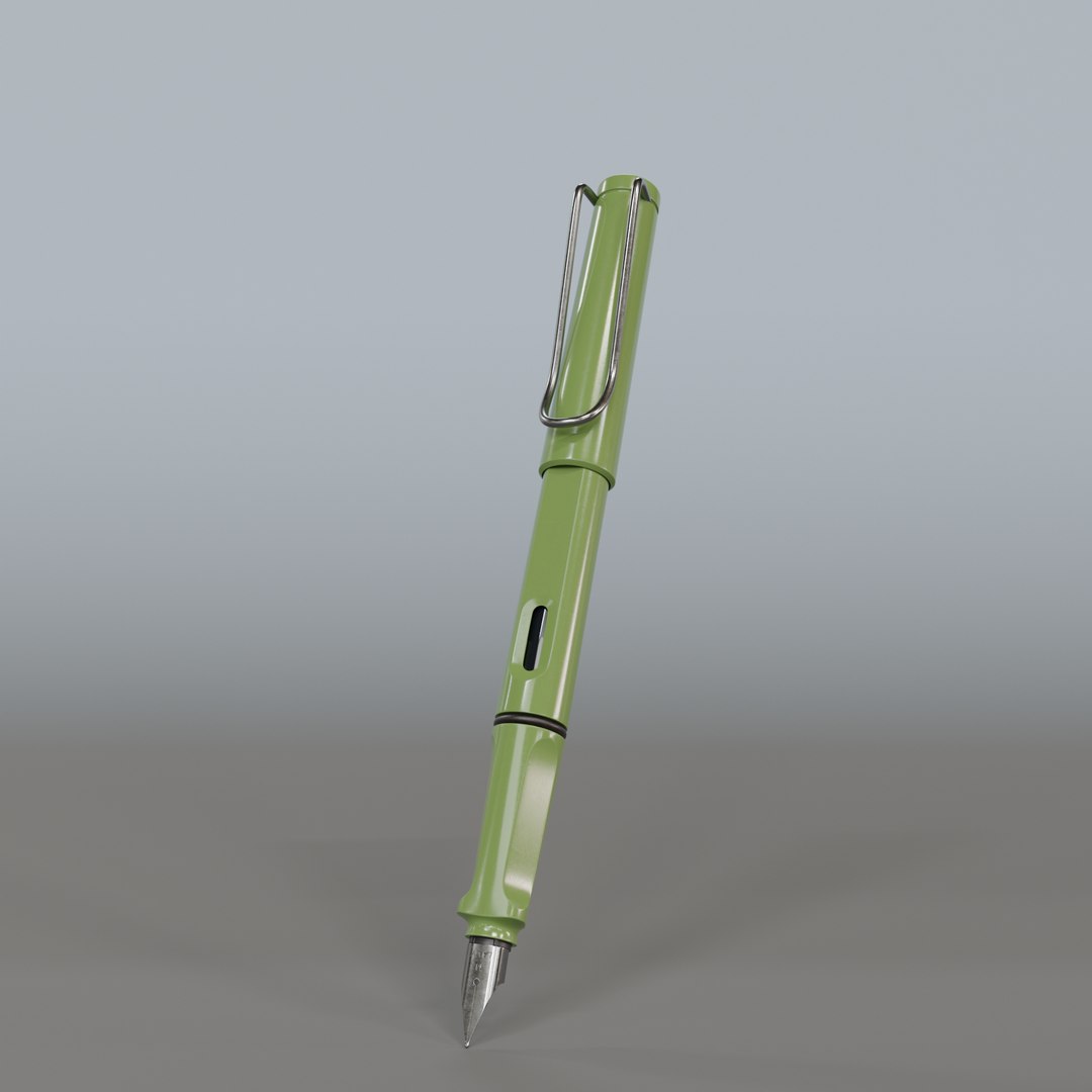 3D lamy safari fountain pen https://p.turbosquid.com/ts-thumb/rf/exCU35/AD/006/png/1672222644/1920x1080/fit_q87/0b13e2b459f0b8be2ae7fb626c0bc1a06951c6aa/006.jpg