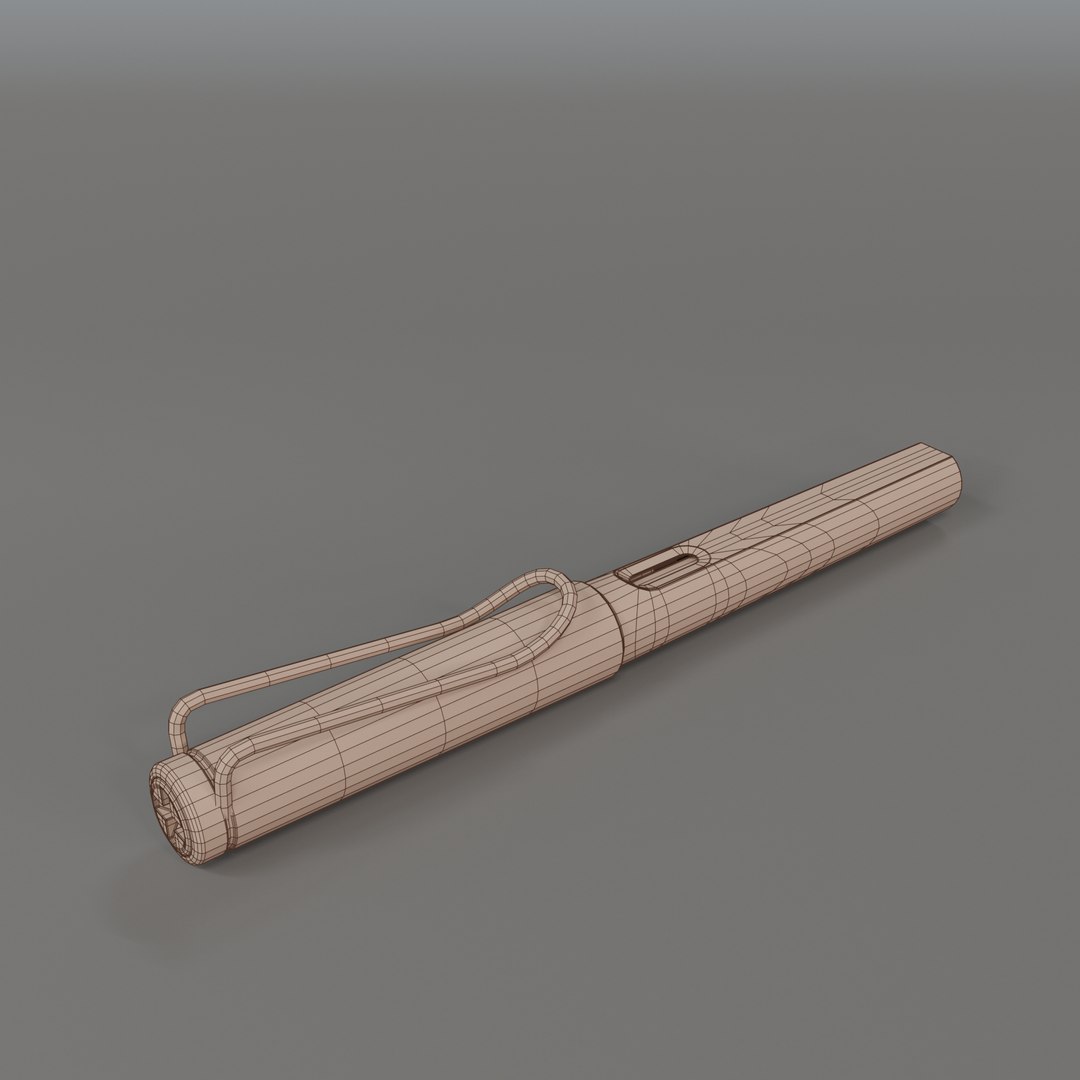 3D lamy safari fountain pen https://p.turbosquid.com/ts-thumb/rf/exCU35/an/009_wire/png/1672222763/1920x1080/fit_q87/1ed6658d2129cd77c306ad65c8ee9db802bf1f21/009_wire.jpg