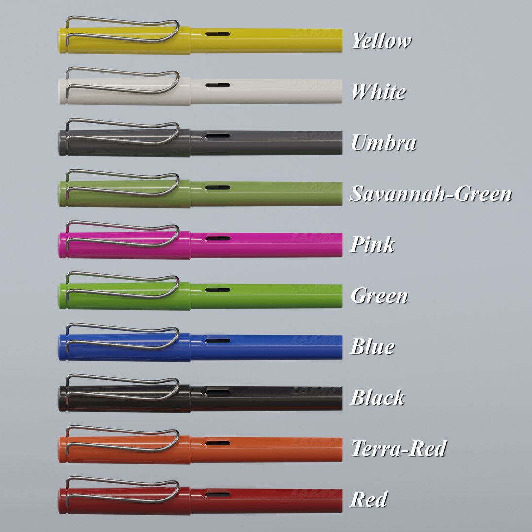 3D lamy safari fountain pen https://p.turbosquid.com/ts-thumb/rf/exCU35/sy/011/png/1672222783/1920x1080/fit_q87/2df839624da017eb2665b365b877920b420ff0cf/011.jpg