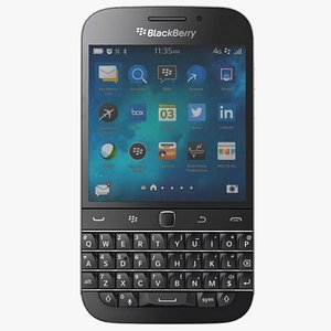 3d blackberry classic model