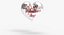 Lover Heart Shape Balloon (Double faces)