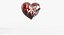 Lover Heart Shape Balloon (Double faces)