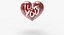 Lover Heart Shape Balloon (Double faces)