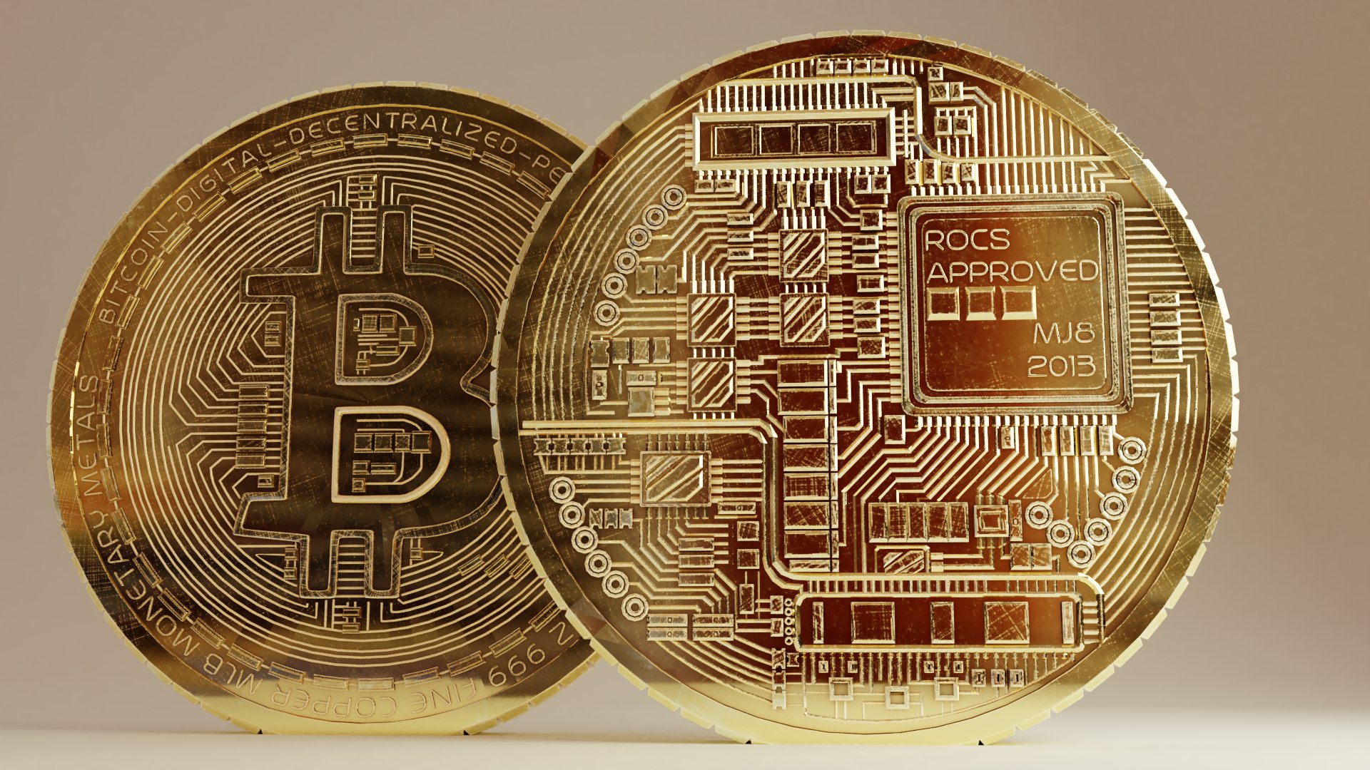 Bitcoin Crypto Model - TurboSquid 1332285