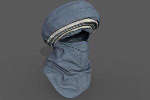 3D Tagelmust Tuareg model