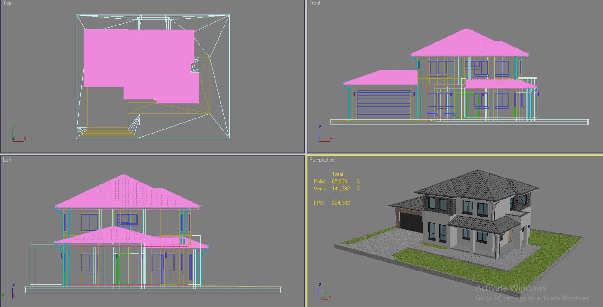 Single Family House 2 3D Model - TurboSquid 1598791