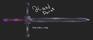 bastard sword 3D