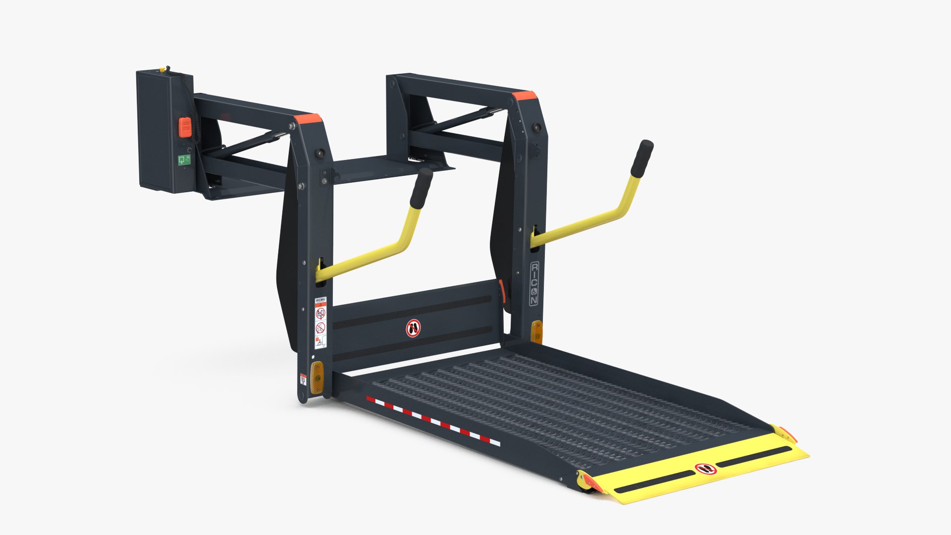 Hydraulic Wheelchair Lift 3D model preview