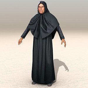 3ds max arab afghani casual 12