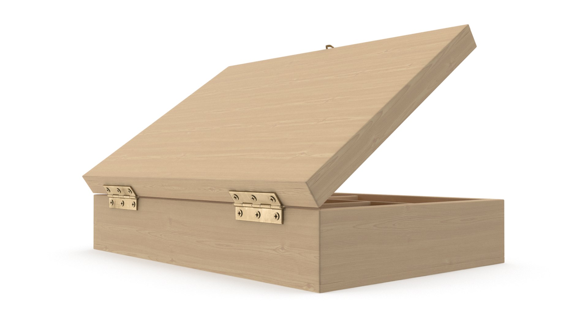 3D wooden box model - TurboSquid 1195380