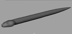 Anaconda Snake Rig (Rigged) (Auto Animate)