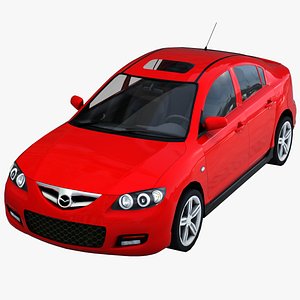 Mazda 3 - 2008 ( Game Version - Low poly )