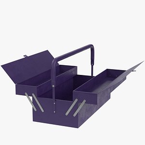 Cantilever tool box open
