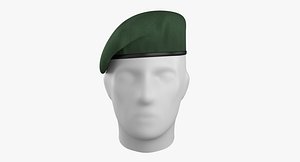 commando beret 3D model