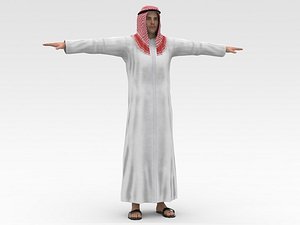 3D Arab Male model