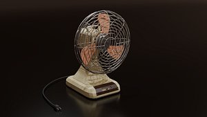3D 90s Desk fan