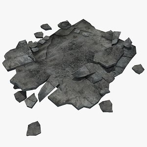 rubble pile 3d model