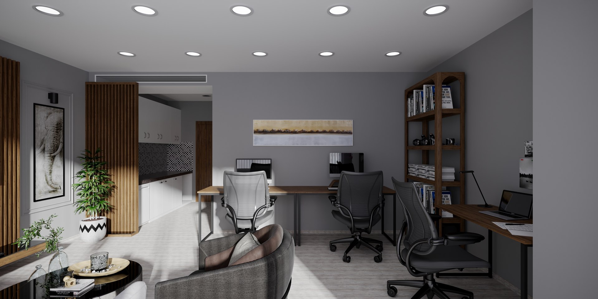 Office Interior Design 3D - TurboSquid 1877657
