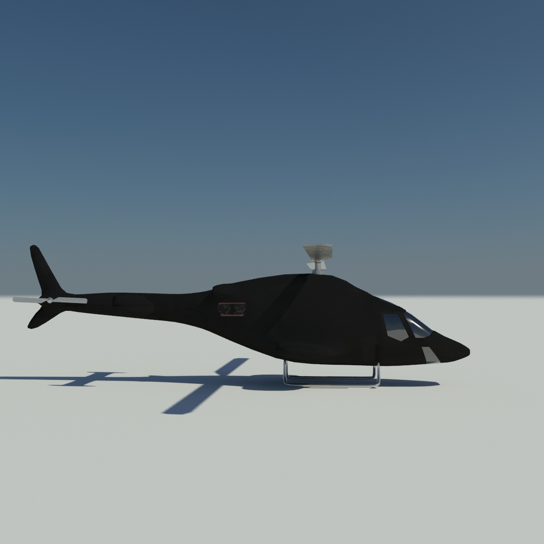 Helicopter Blades 3ds