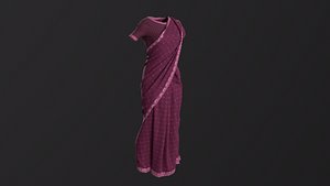 3D Saree Models | TurboSquid