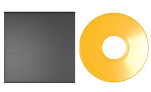 Vinyl Record PBR 12 model