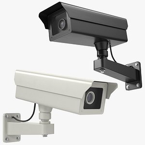 3D Low Poly Security Camera