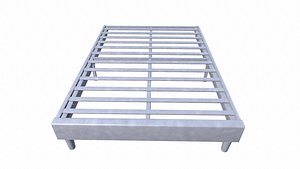 3D Metal Pallet Cot model