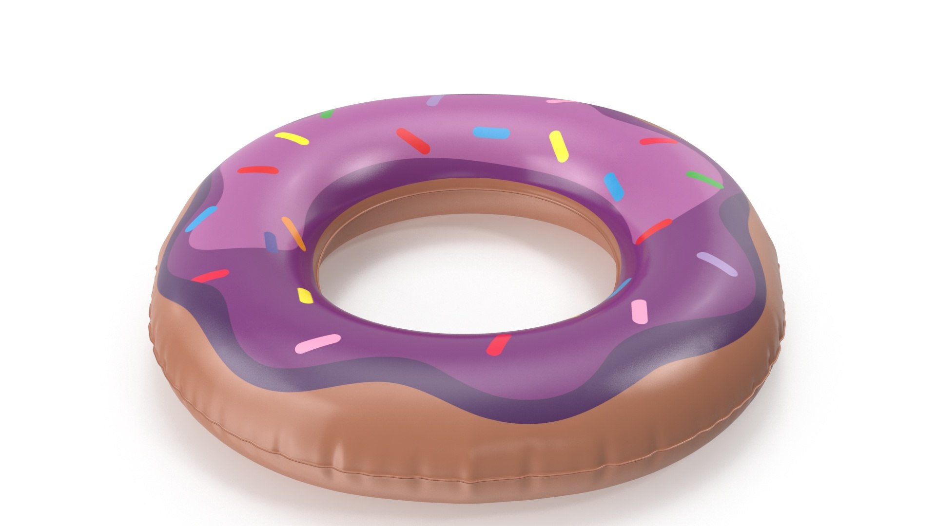 Donut Pool Float With Violet Topping 3D Model - TurboSquid 1747480