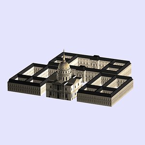 domeinvalidestowerarchitecturehousebuildingstructuremonumentparis 3d max