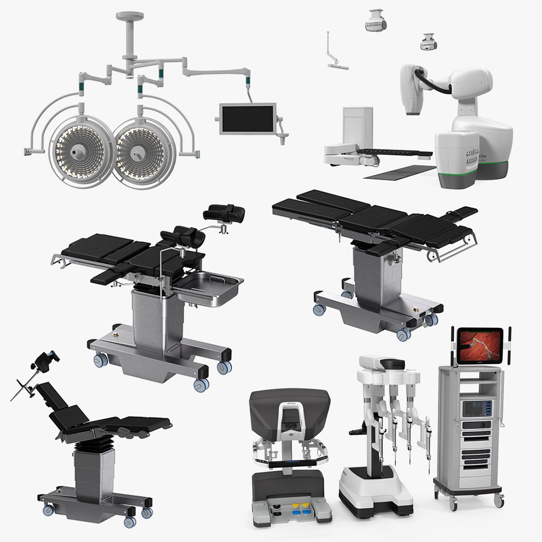 Surgical Equipment Collection 3D model preview