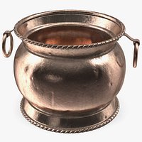 Antique Copper and Brass Jardiniere 19th Century