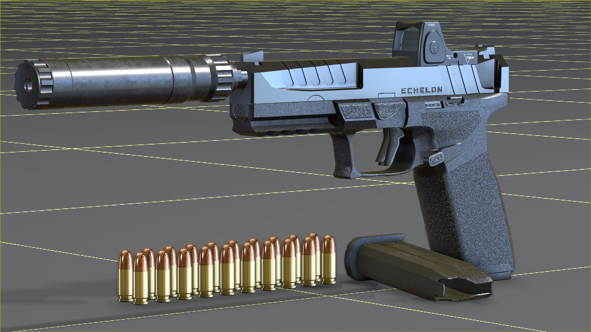 3D Springfield Armory - Echelon threaded model https://p.turbosquid.com/ts-thumb/rg/ZhYsjt/oZ/uploadscene_physcamera007_preview_v004_00000/jpg/1690790460/1920x1080/fit_q87/ceb5e7ab0d4adcbccf807d72bf8753eecd73ee1a/uploadscene_physcamera007_preview_v004_00000.jpg