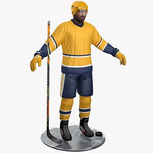 pbr hockey player 5 3D model