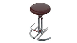 modern bar stool 3D model