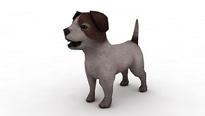 3D Jack Russell Dog model