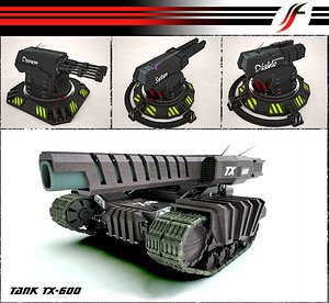 3d tank turret