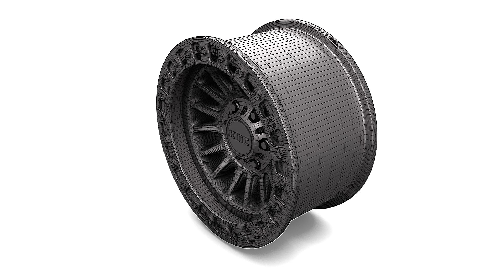3D model KMC Impact Offroad Rim https://p.turbosquid.com/ts-thumb/rg/tcSLK1/Zb/preview_wire.001/jpg/1786361559/1920x1080/fit_q87/f6ff2c9b44b31a7d89b36c96cf2e8d57f5c4799b/preview_wire.001.jpg
