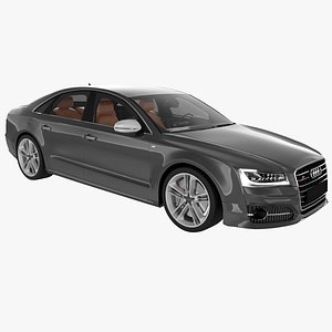 audi s8 2014 3d model