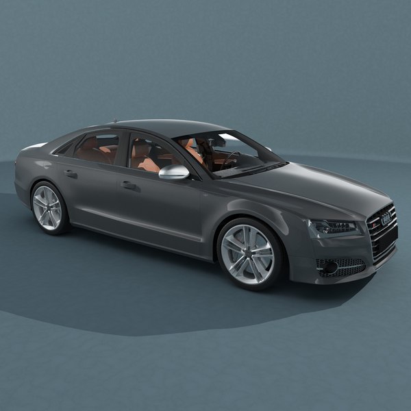 Audi S8 2014 3d Model