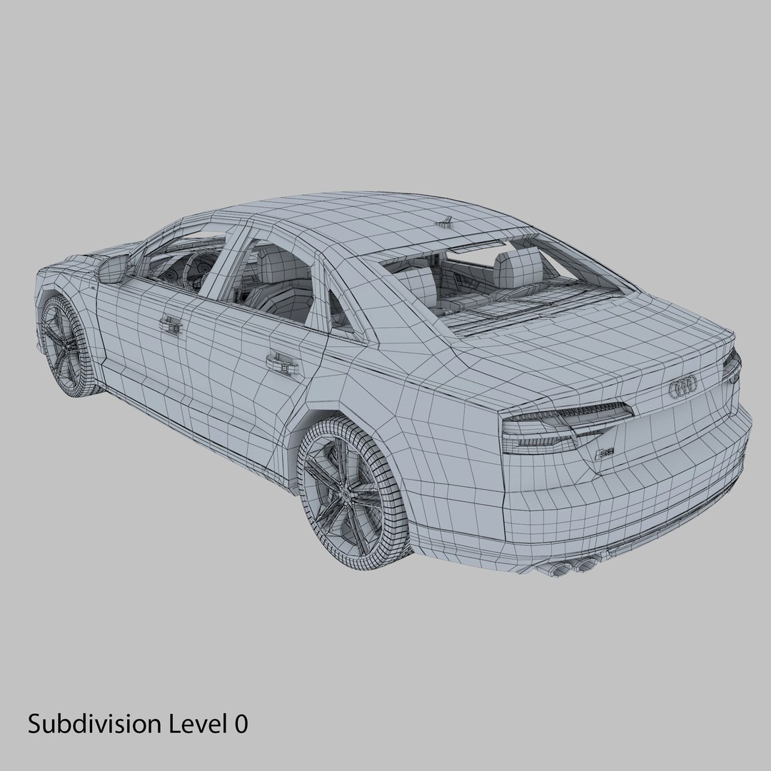 Audi S8 2014 3d Model