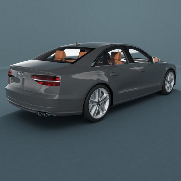 audi s8 2014 3d model