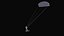 3D kite surfer