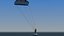 3D kite surfer