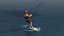 3D kite surfer