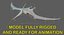 Pteranodon Longiceps Rigged
