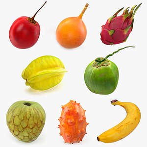 exotic fruits 2 3D